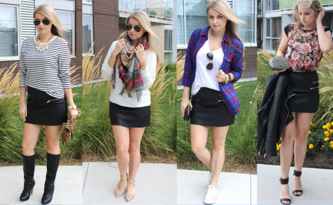 LEATHER SKIRT – 4 WAYS