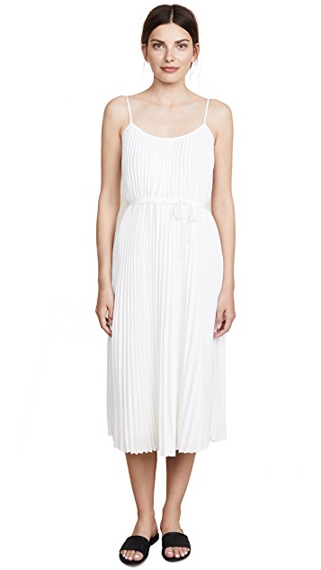 Vince Pleated Cami Dress