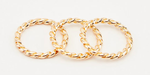 Le Chateau gold ring set